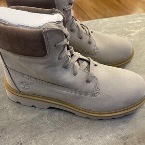 TIMBERLAND WOMEN'S ROWAN WAY 6 INCH LACE BOOT LIGHT TAUPE NUBUCK A42F8-E02